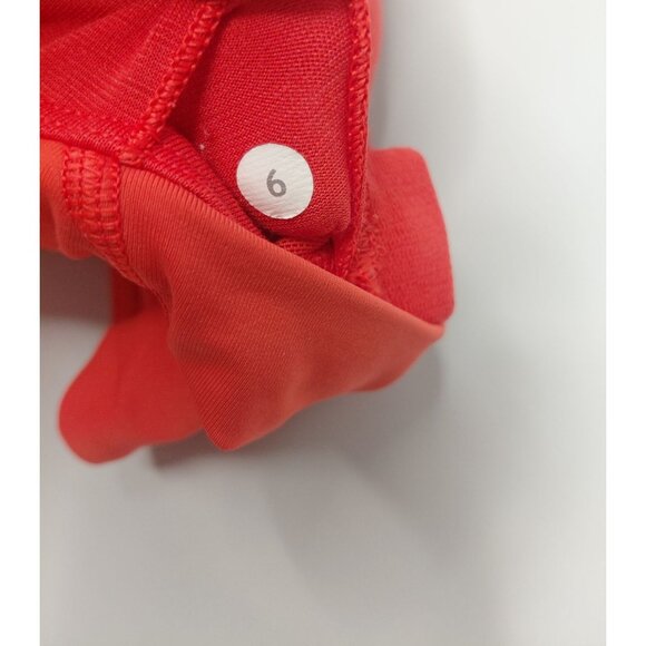Lululemon Womens Red Criss-Cross Halter Top Size 6 - Picture 5 of 7